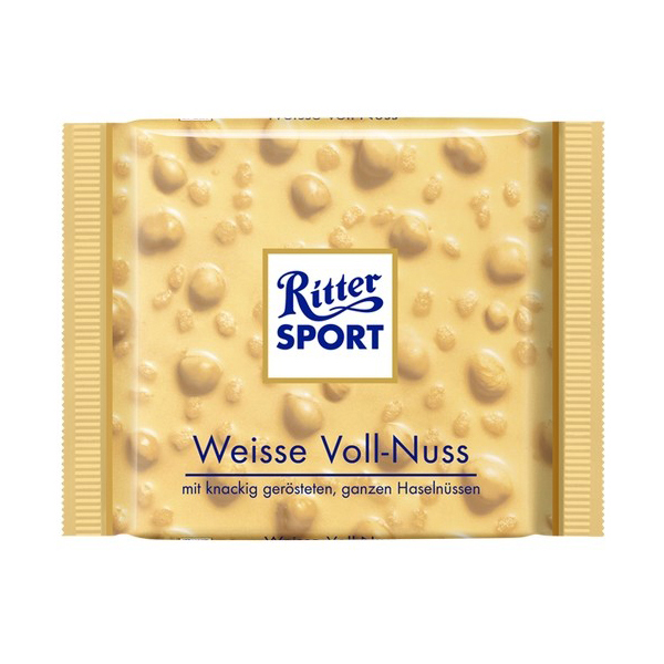 Ritter Sport White Chocolate And Hazelnuts